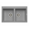 Chiuveta bucatarie granit ALAZIA 79x50 2B Industrial Grey