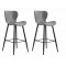 Set 2 scaune de bar RETRO - LIGHT GREY