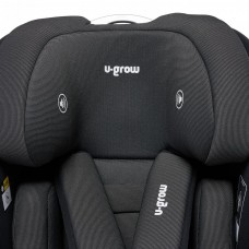 Scaun auto I-size U-Grow Goldfix Plus isofix 76-150 cm 9-36 kg negru