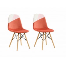 Set 2 scaune Heinner  SCANDINAV - CORAL