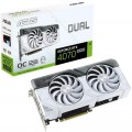 Placa video ASUS GeForce RTX 4070 SUPER DUAL OC White 12GB GDDR6X 192-bit 