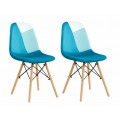 Set 2 scaune Heinner  SCANDINAV- BLUE