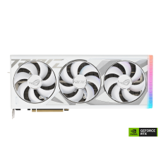 Placa video ASUS GeForce RTX 4090 ROG STRIX White O24G 24GB GDDR6X 384-bit DLSS 3.0