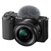 Kit SONY Alpha ZV-E10 Mirrorless dedicat pentru Vlogging 24MP