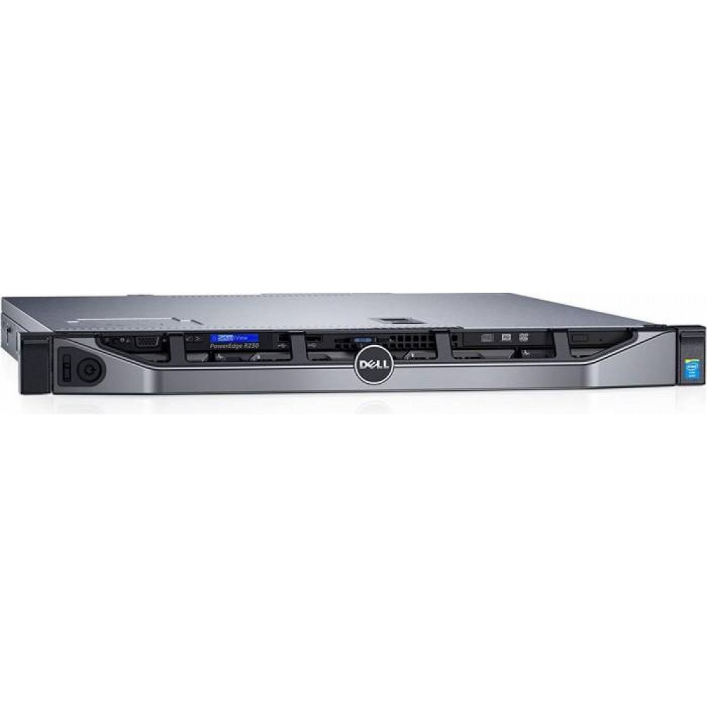 Server Dell Poweredge R230 Intel Xeon E3 1230v6 Quad Core 